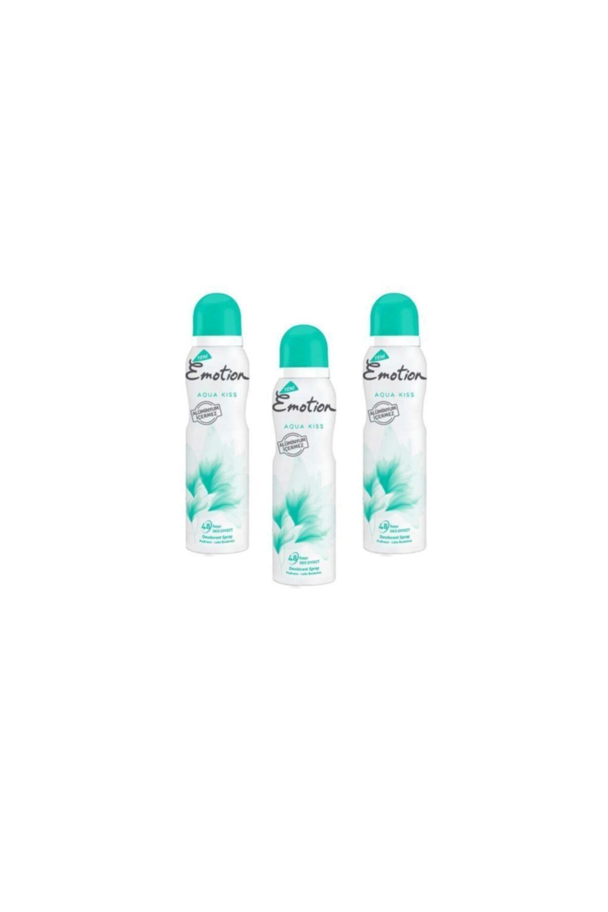 Emotion Aqua Kiss Deodorant 150 ml (3 Adet)