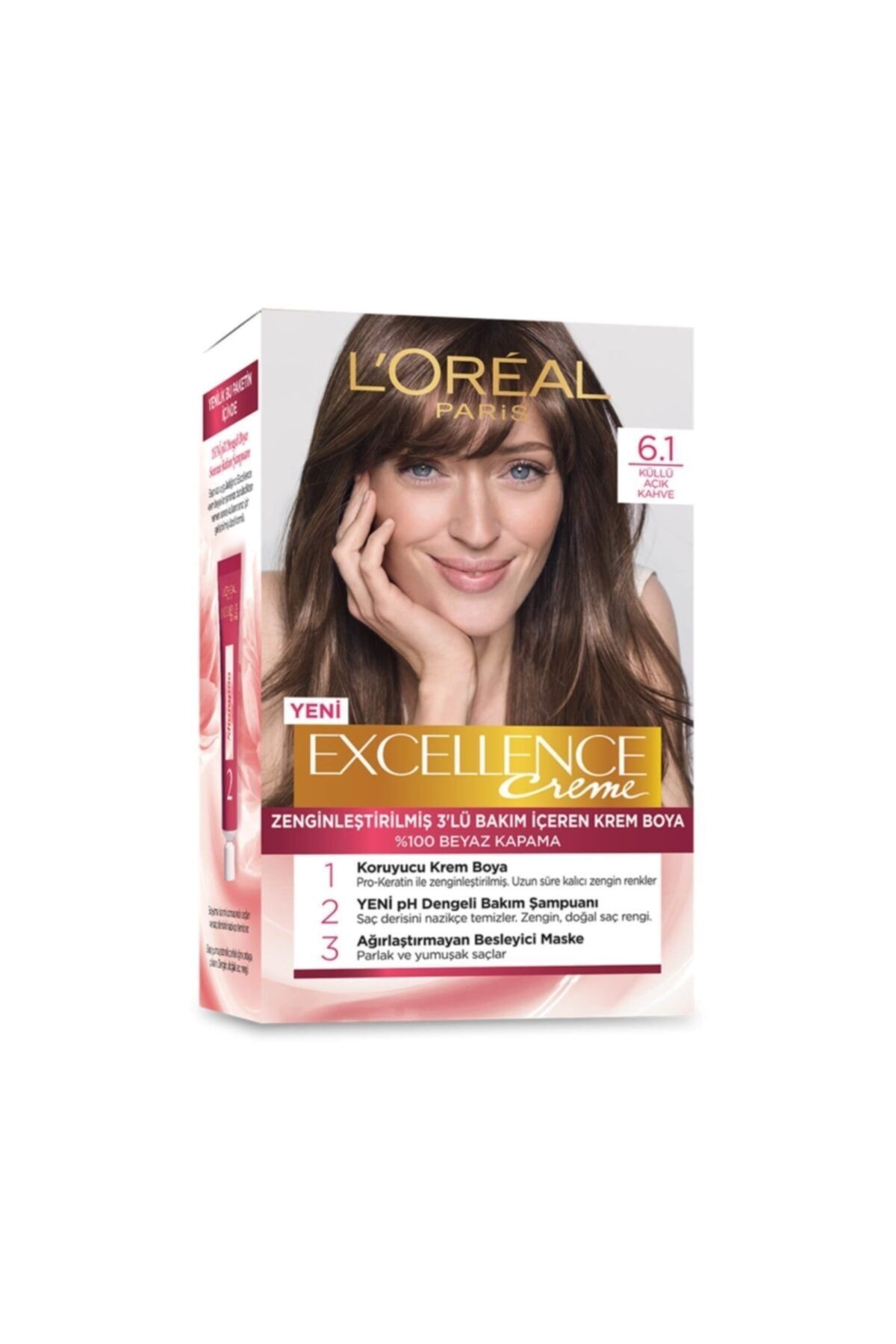 رنگ مو لورال پاریس Excellence Creme Saç Boyası  6,1