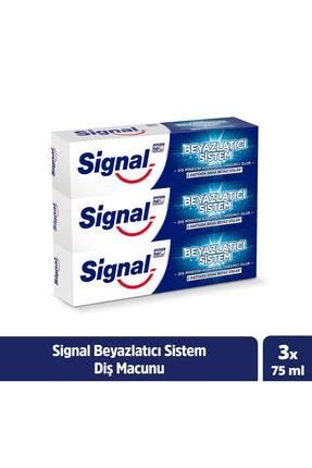 Beyazlatıcı Sistem Diş Macunu 75 ml X3 SET.UNİ.1078