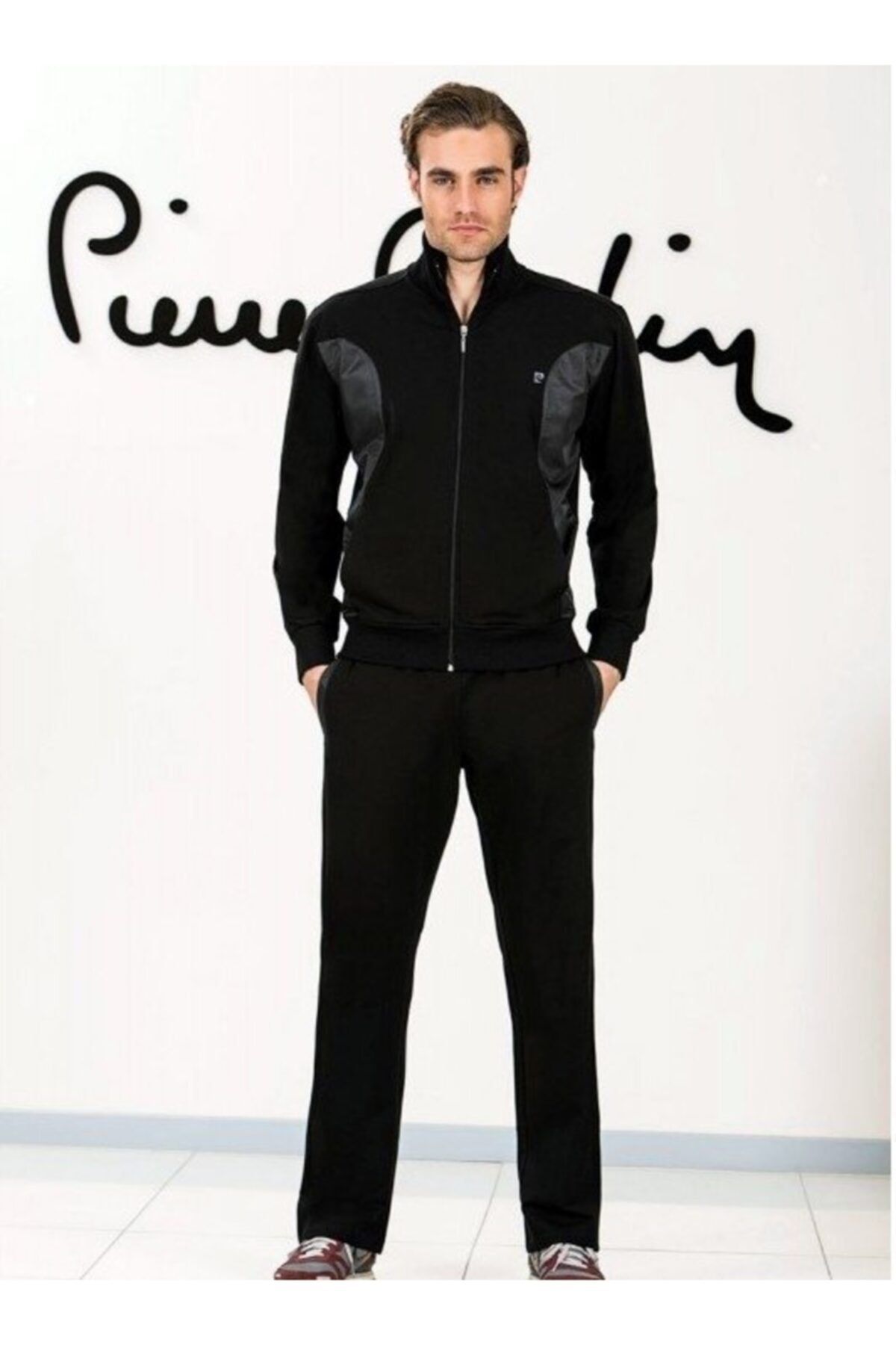 ست لباس ورزشی مردانه 7000 - مشکی Pierre Cardin