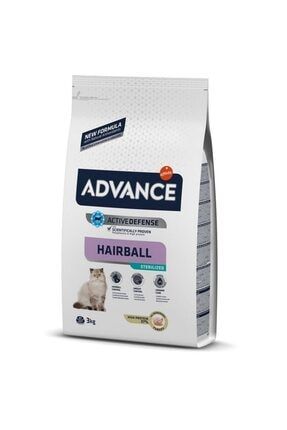 Advance Sterilized Hairball Hindili Kısırlaştırılmış Kedi Maması 3 Kg -223-923915 -c23da