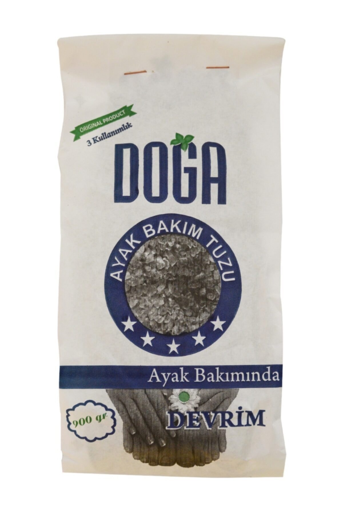 Doğa - Ayak Bakım Tuzu - 900gr Manikür Ve Pedikür Tuzu Banyo Tuzu Rahatlatıcı