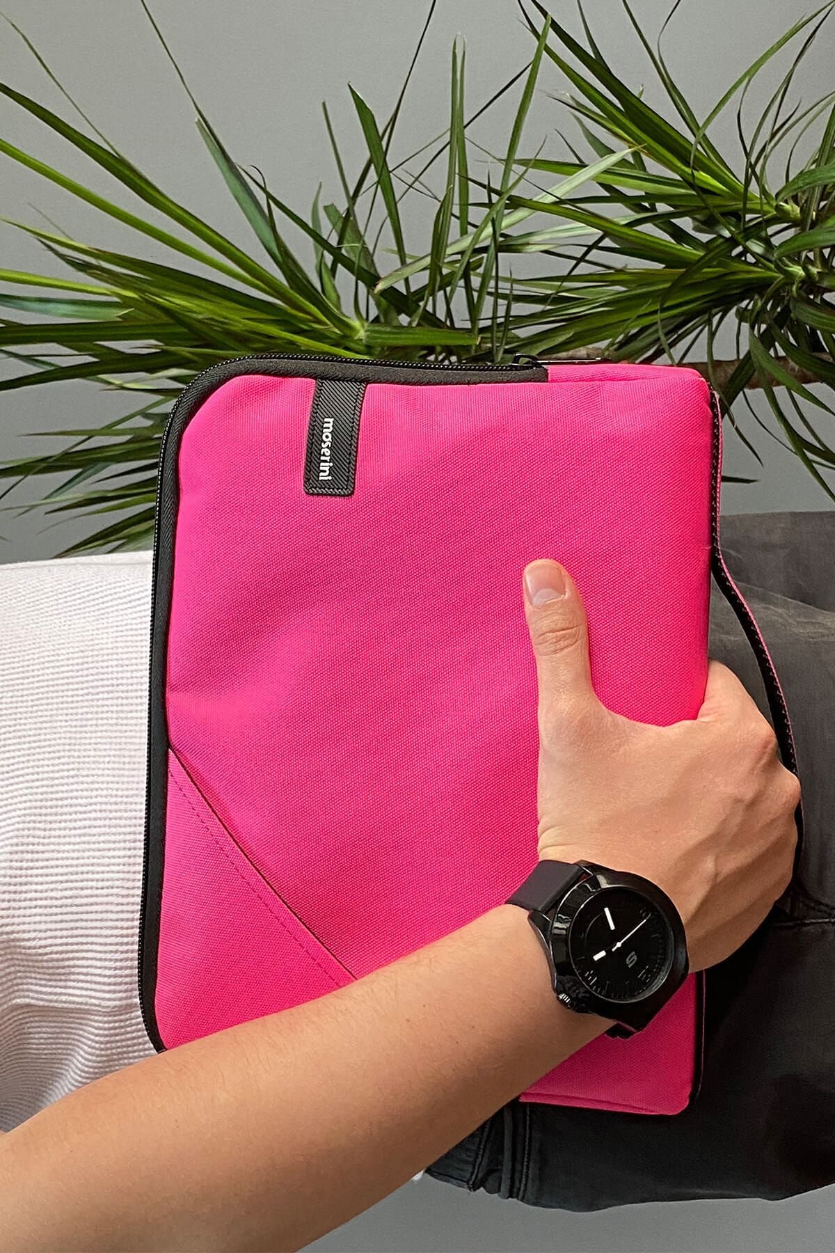 Moserini-Samsung Galaxy Tab A Sm-p580 10.1" Smart Compatible Slim Fuchsia Tablet Case 3