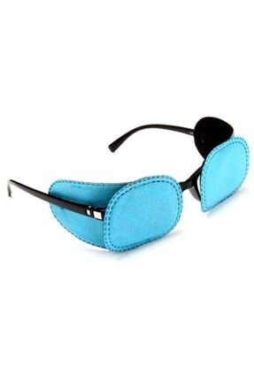 Yetişkin Boy 2 Adet Gözlük Kapama Bandı Göz Kapatıcı ( M ) Mavi Göz Tembelliği Maskesi SGL-228