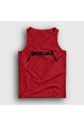 Unisex Kırmızı Logo Metallica Atlet 67130tt