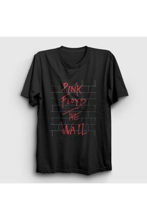 Unisex Siyah The Wall Pink Floyd Tişört 76871tt