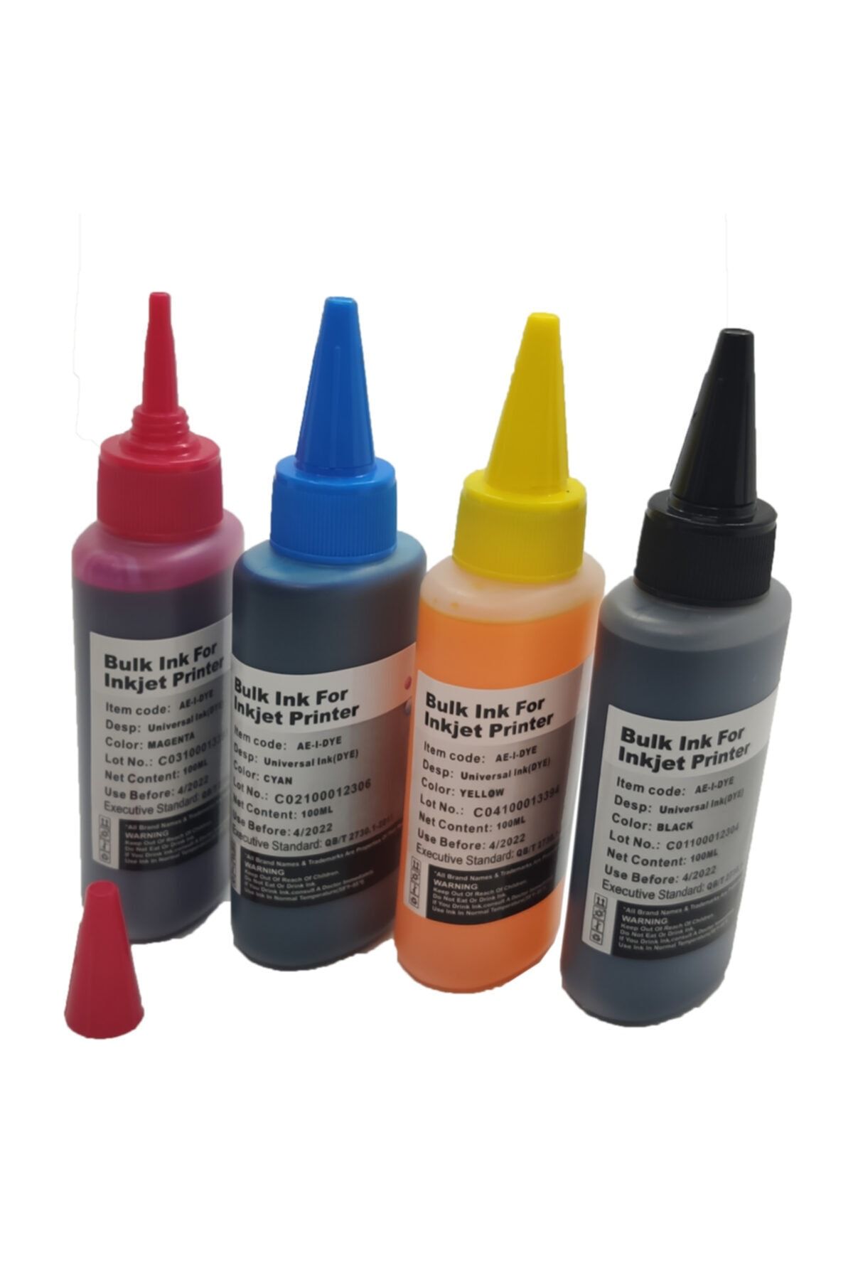for canon pixma ip2702 kartus dolum murekkebi takim 4x100ml 4 renk set murekkep muadil
