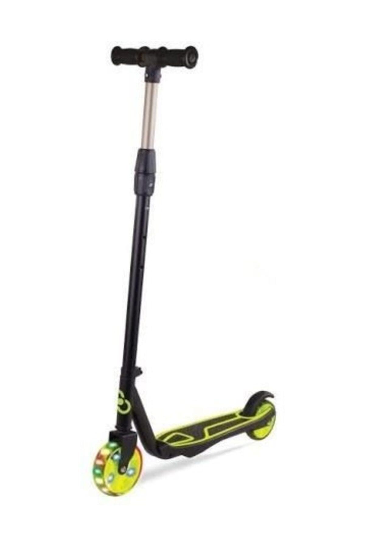 Cool Wheels Yeşil 2 Tekerli Işıklı Ayarlanabilir Scooter