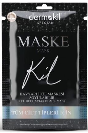 Soyulabilir Havyarlı Siyah Kil Maskesi 15 ml z781234546