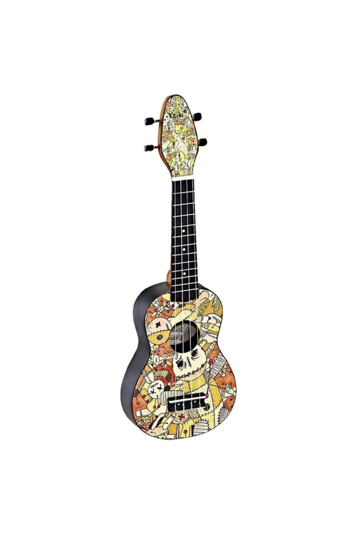 Ortega-K2-vp Keiki Soprano Ukulele Set (Voodoo Puppet) 2