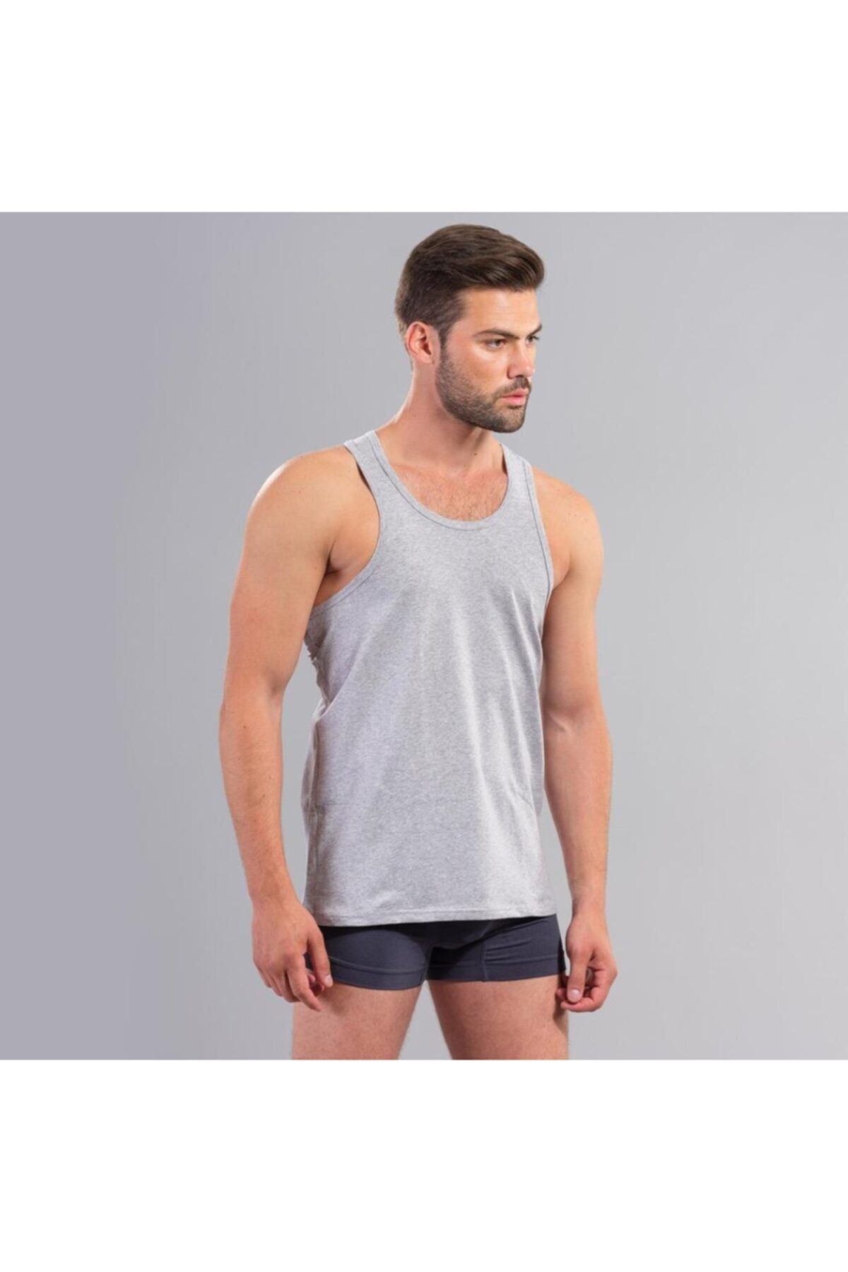 d l Camisole Gray Trendyol