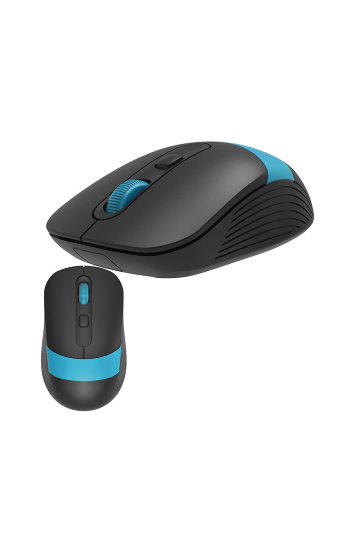 Sm-18 Usb Siyah-mavi 2.4ghz Optik Kablosuz Mouse