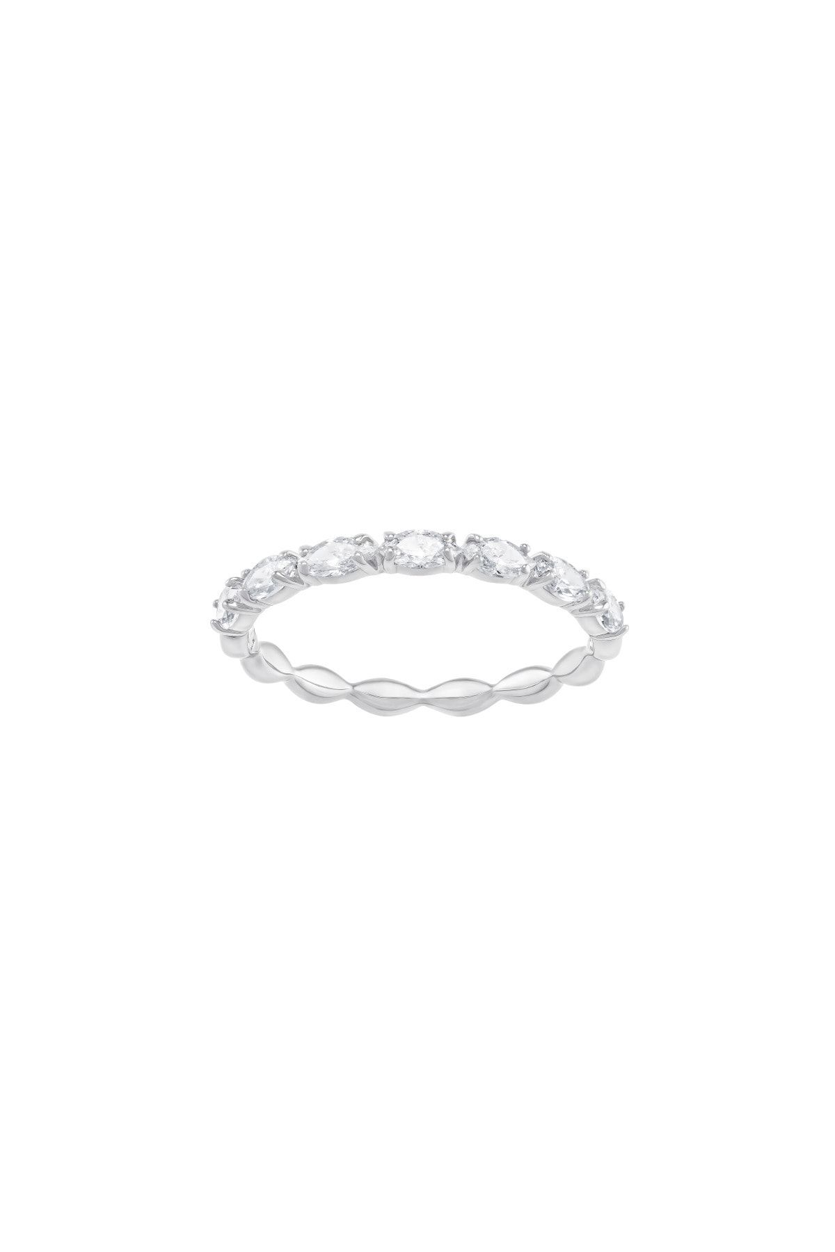 Sterling silver outlet swarovski ring
