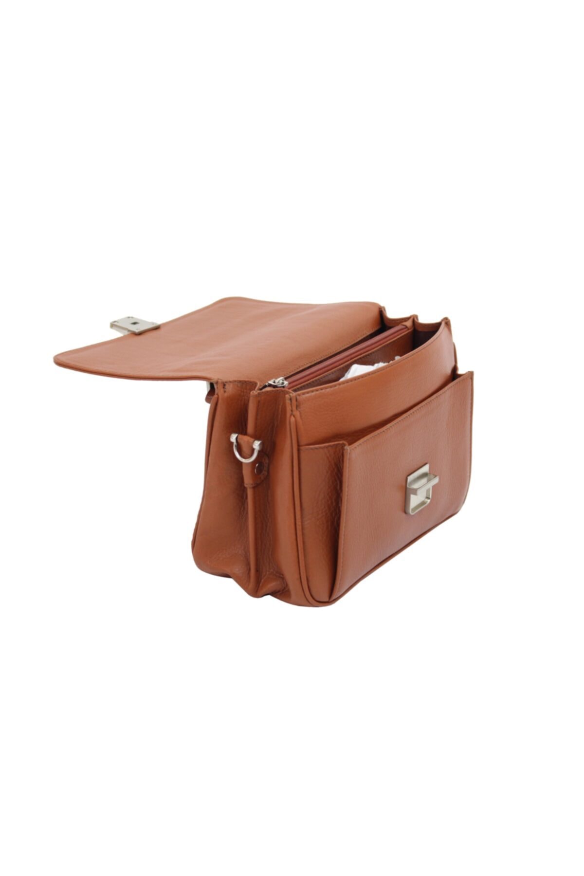 Gd 4824-tb Taba Hakiki Deri Unisex Evrak Çantası