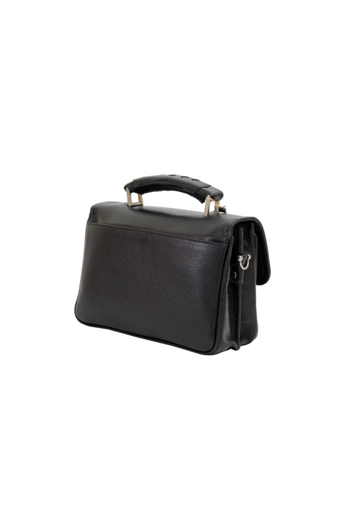 Gd 4824-s Siyah Hakiki Deri Unisex Evrak Çantası