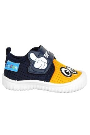 03034 Sarı-laci Cırtlı Yazlık Erkek Çocuk Spor Ayakkabı ST03984