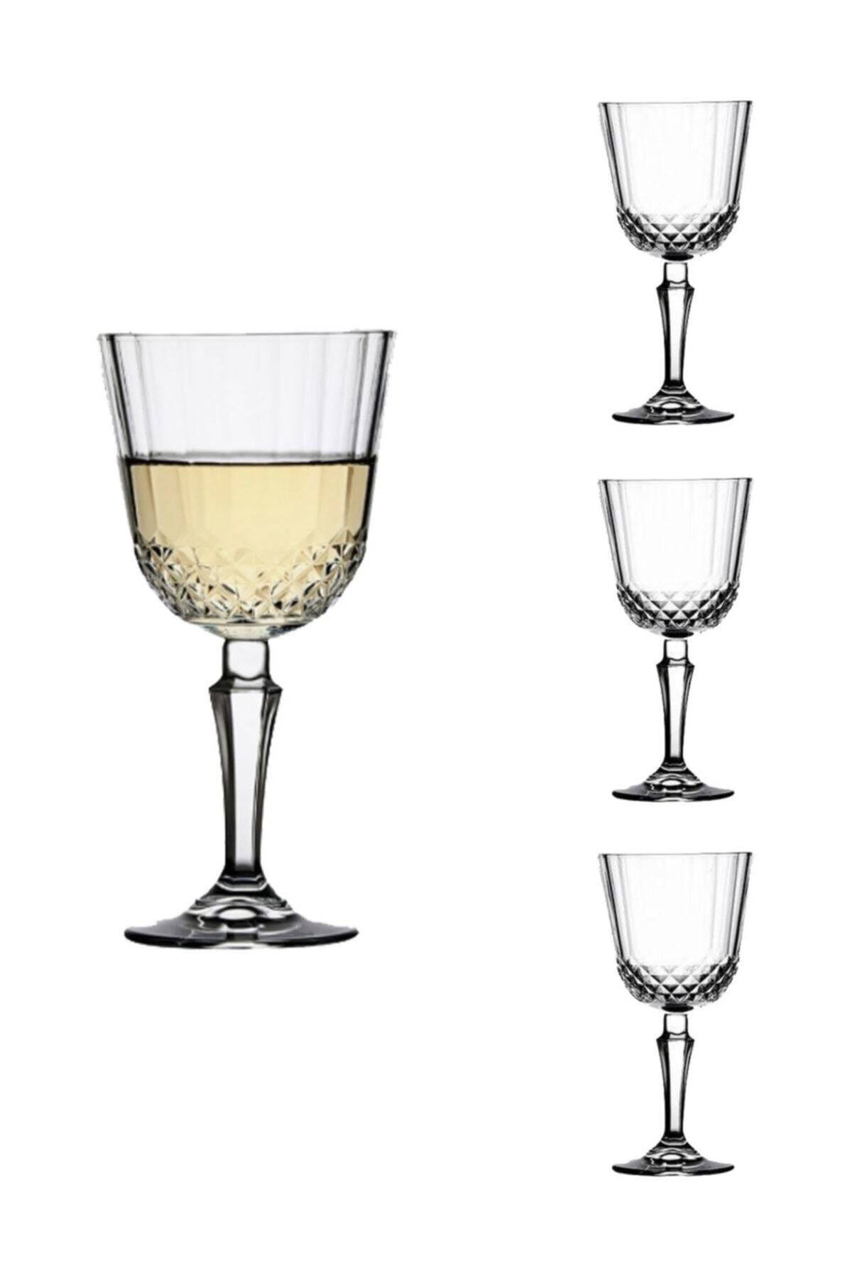 3 Luxury Footed Soft Drink Glasses Diony Glass 230cc