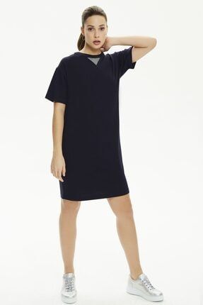 Kadın Sportif T-shirt Mini Elbise | S303
