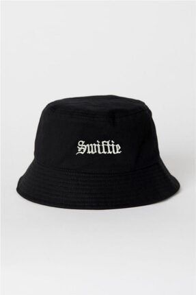 Siyah Swiftie Balıkçı Şapka Bucket Hat EFBUTIK3156