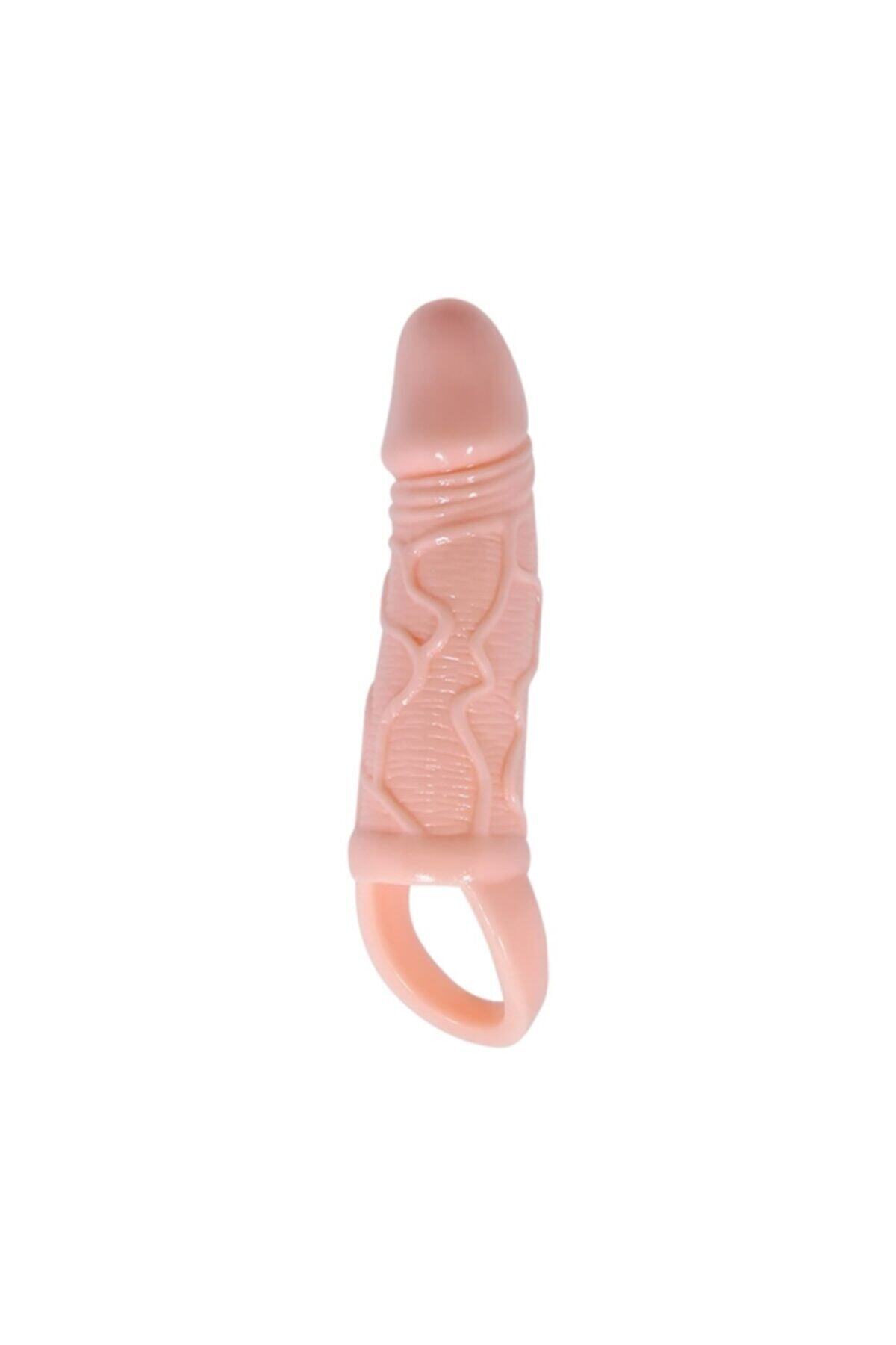 Dolgu Uzatmalı Titreşimli Penis Kılıfı