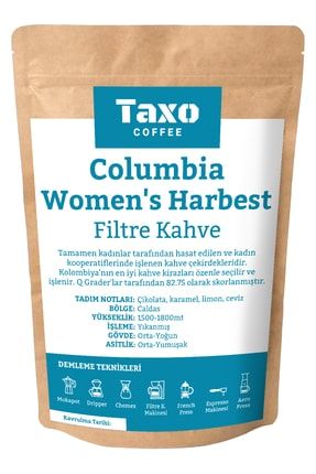 Taxo Columbia Women's Harbest Filtre Kahve 200gr WH-250-01