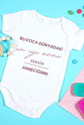 Bebek Giyim Zıbın - Bebek Body Zıbın - 'anneler Günü' Versiyon12 annelergünü12