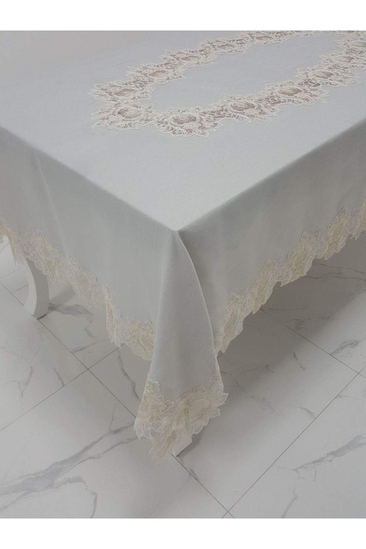 Gray lace tablecloth new arrivals