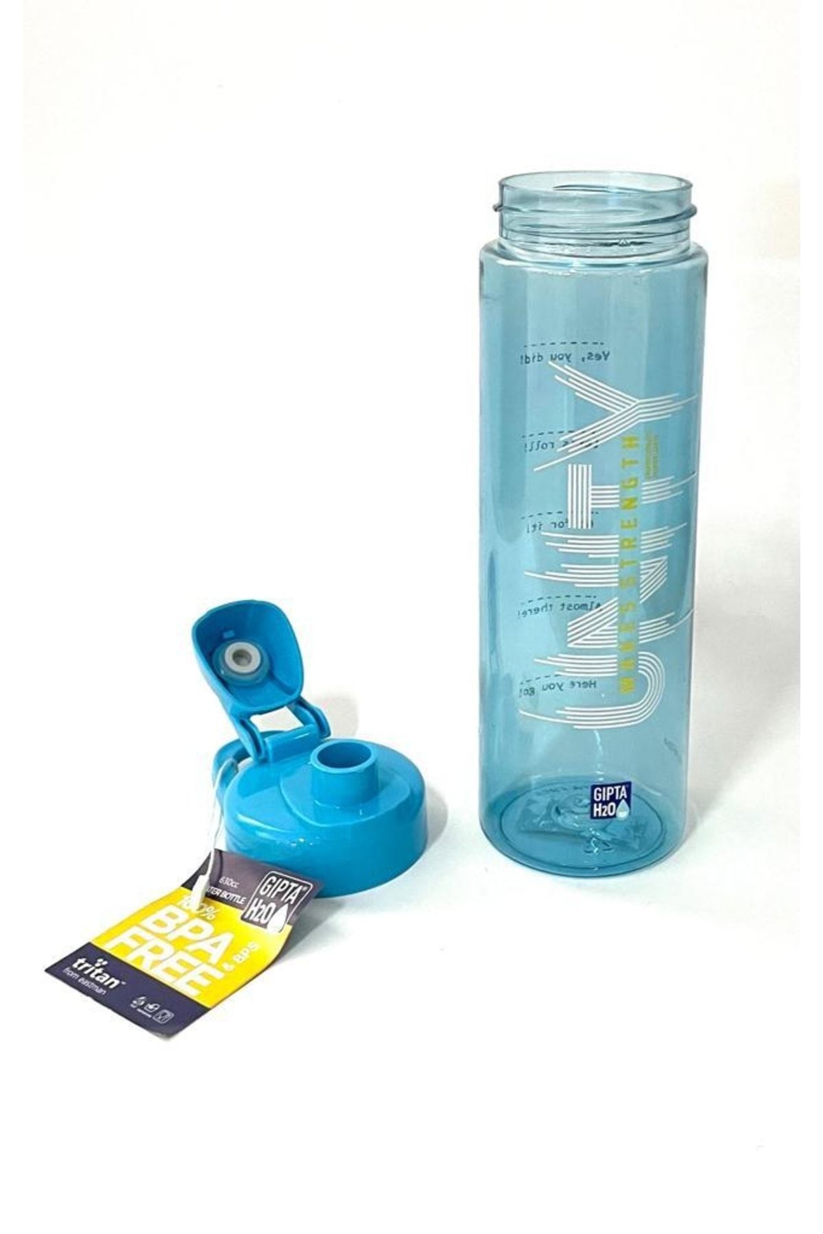 Gıpta-Stationery and Toy World Blue Unity Tritan Painted Patterned Flask 600ml 3