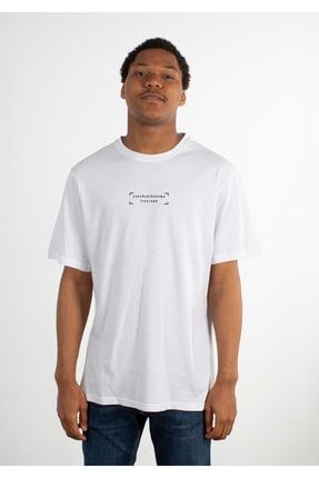 Erkek Bisiket Yaka T-shirt - Beyaz P2879S7382
