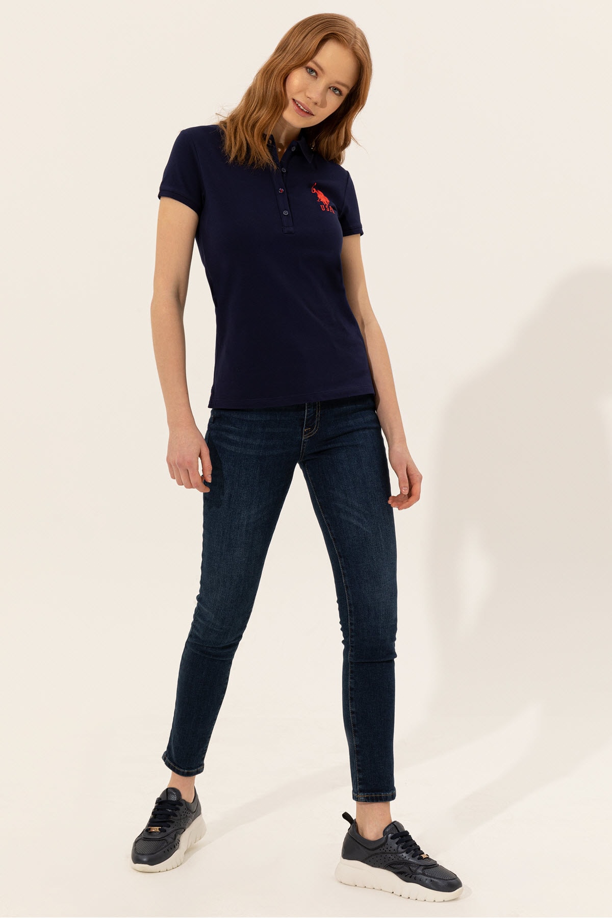 پولوشرت زنانه یقه پلو | یو اس پولو U.S. Polo Assn. G082SZ011.000.1359805 TR - تصویر 2