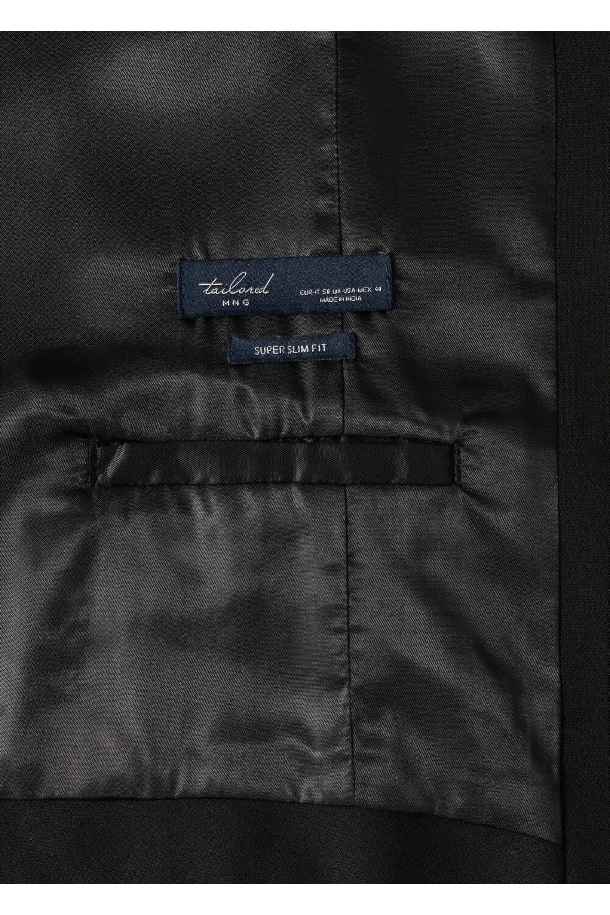 ژاکت مردانه مشکی منگوMANGO Man | 37010089 اورجینال - تصویر 7