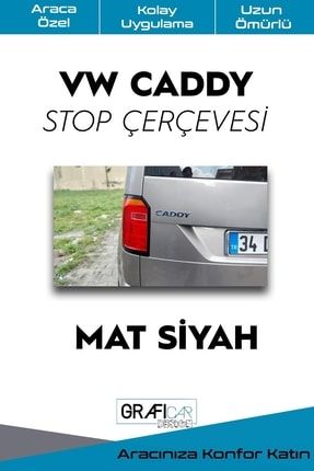 Volkswagen Caddy Stop Çerçevesi? Sticker-kolay Uygulama-uzun Ömürlü TYC00438996353