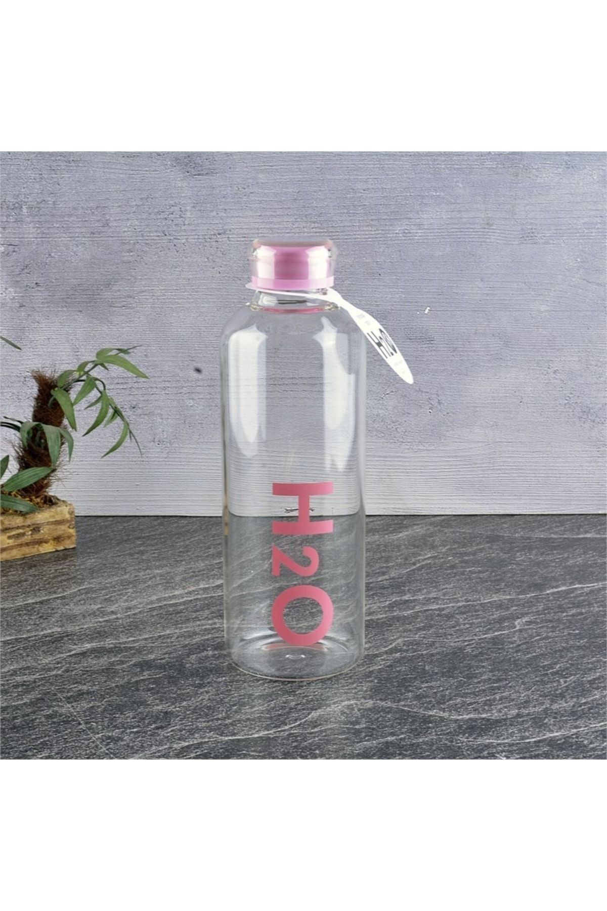 Art Bee-H2o 1lt Borosilicate Glass Flask Pink 1