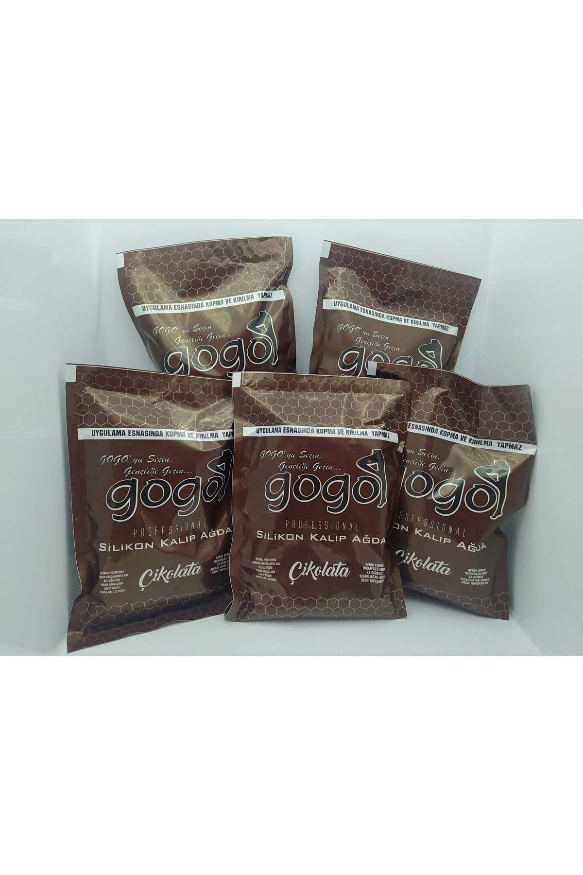 Gogo Professional Silikon Ağda Çikolata 400 Gr 5adet