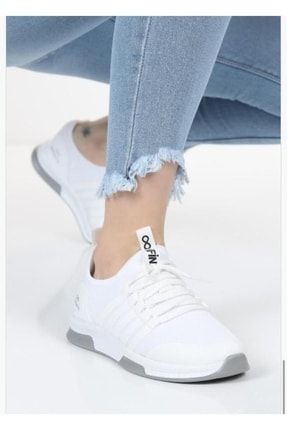 Beyaz - Unisex Sneaker Spor Ayakkabı MT1037