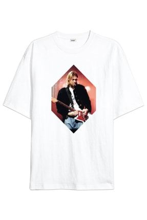 Kurt Cobain Nirvana V1 Oversize Unisex Tişört TD315055