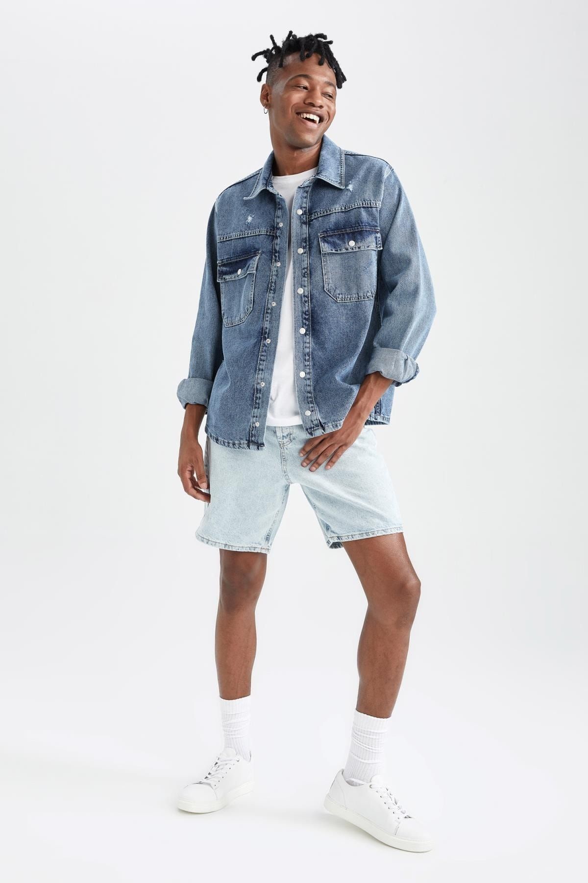 DeFacto Dad Fit Jean Bermuda IV6242
