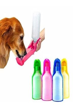 Taşınabilir Su Şişesi 500 Ml. Kedi Köpek Suluğu Yürüyüş Suluğu Evcil Hayvan Seyahat Suluğu RE0139