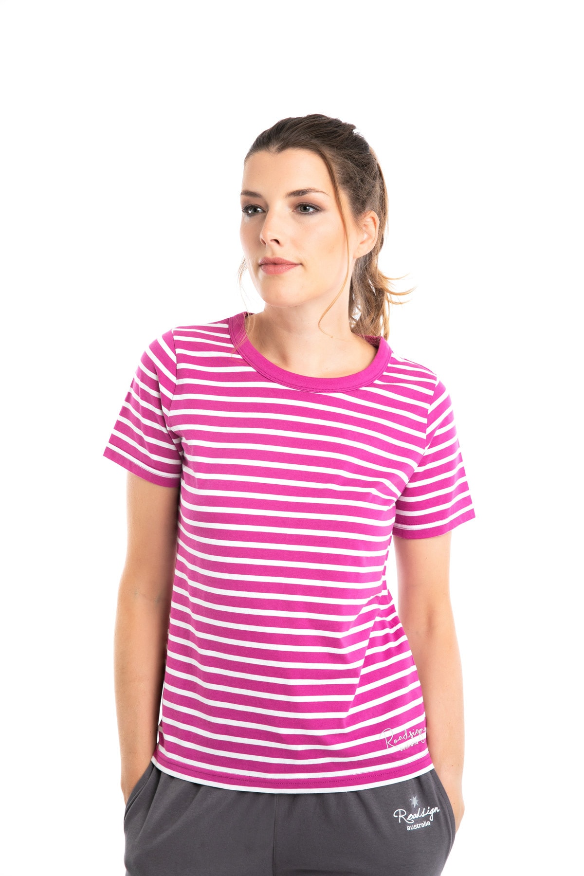 Roadsign Australia T-Shirt Rosa Regular Fit Fast ausverkauft