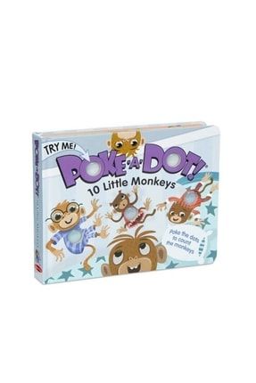Melissa And Doug Poke-a-dot - 10 Little Monkeys, Okul Öncesi Aktivite Eğitici Pop It Kitap 3+ Yaş MP37437