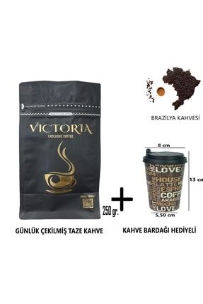Valentina Türk Kahvesi (250 GR.) Kahve Bardağı Hediyesi MDMVLT3