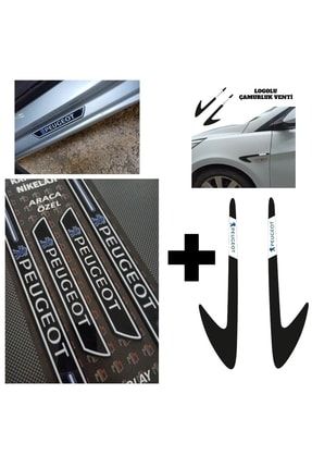 Peugeot 206 Kapı Eşiği + Logolu Çamurluk Venti Set ESİKLOGOVNT0136