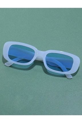 Mavi Chunky Frame Vintage Güneş Gözlüğü gnsgzlks002