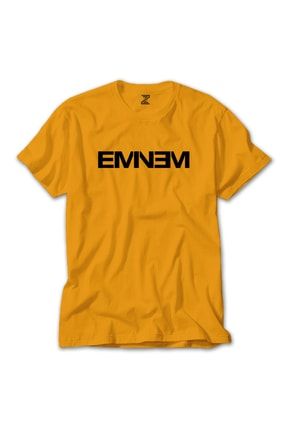 Eminem Text Sarı Tişört RT1071