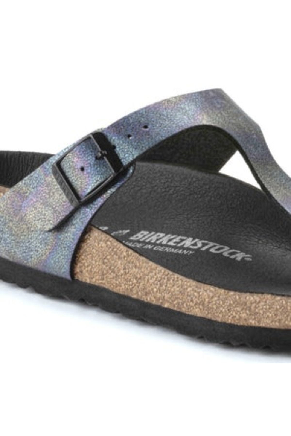 دمپایی بیرکن استاک زنانه پنبه ای مشکی  راسته       | Birkenstock 1021232_SİYAH DE - تصویر 3
