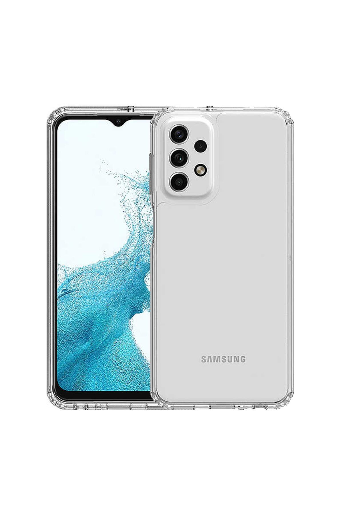 Samsung Galaxy A13 Kapak Şeffaf Airbag Antishock Köşe Korumalı Silikon Kılıf