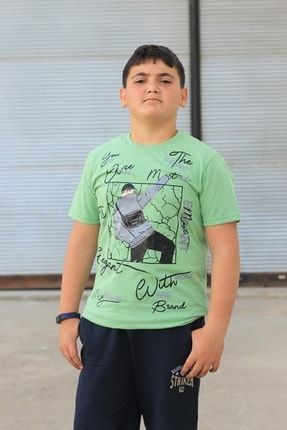 Dağcı Baskılı Çiggo Boy Trend Erkek Çocuk T-shirt F0517231