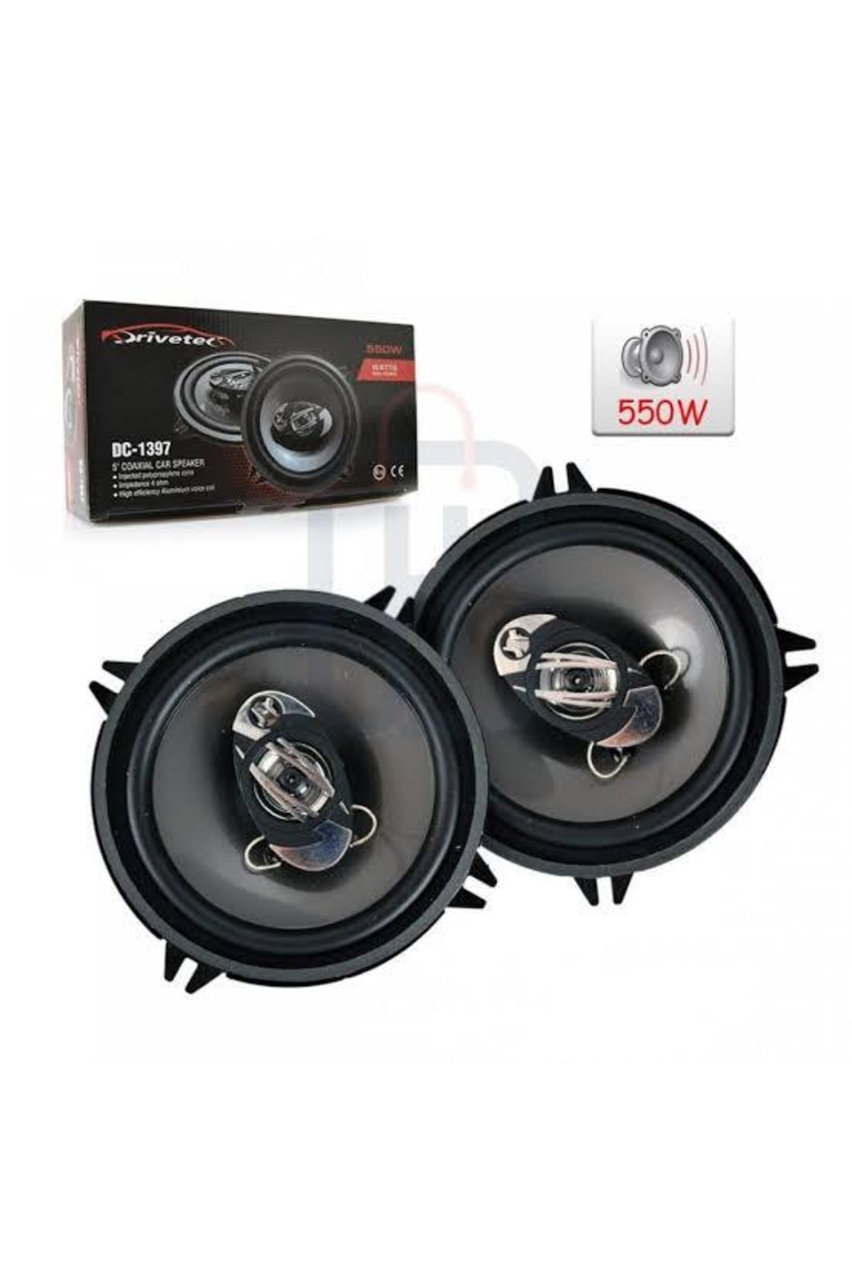 RAYDOSTAR Drivetec Dc-1397 550watt 13cm Oto Kapı Hoparlör-kutu