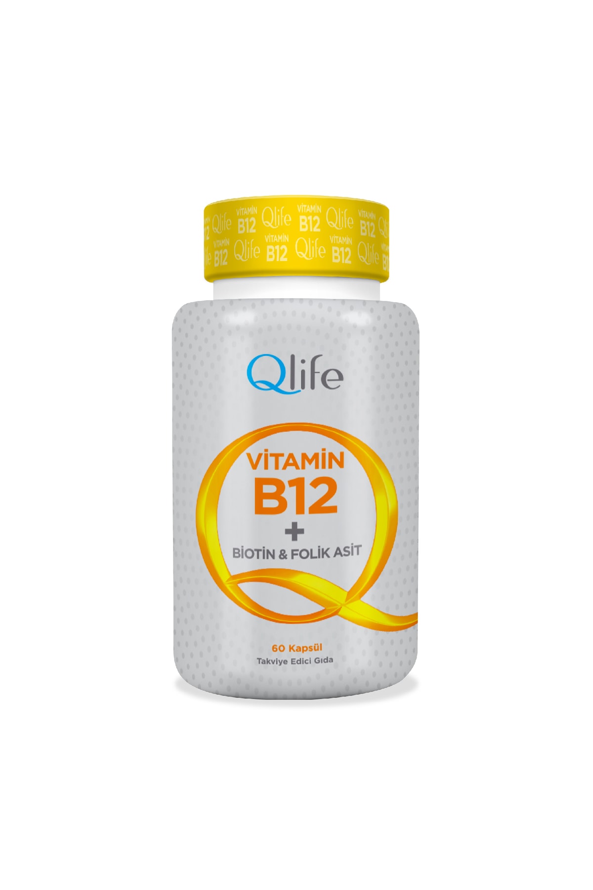 Qlife Qlife Vitamin B12 + Biotin & Folik Asit 60 Kapsül