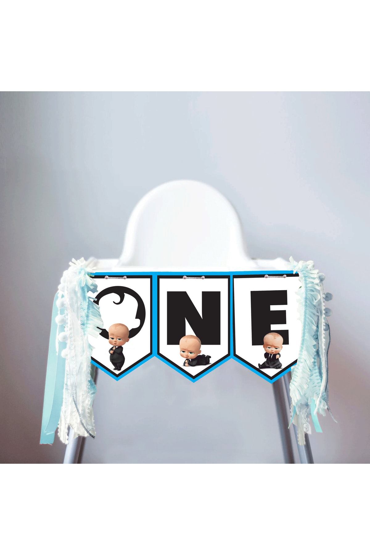 Big Party One Flama 1 Yaş Patron Bebek Temalı